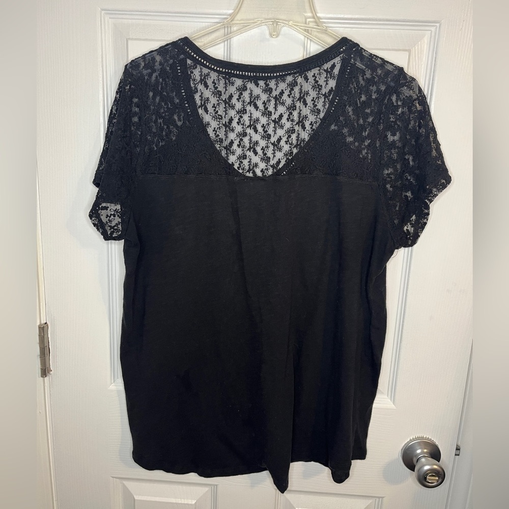 Torrid Lace Shoulder Shirt - Picture 5 of 8